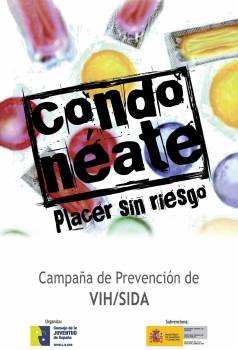 Campaña de prevención del SIDA del Consejo de la Juventud de España.