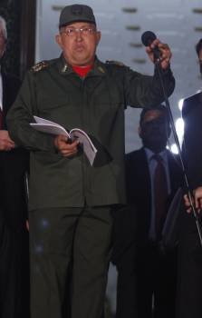  El mandatario venezolano, Hugo Chávez (Foto: EFE)