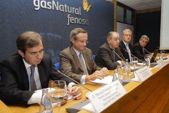 Manuel Fernández, Rafael Vilaseca, Salvador Gabarró, Jordi García y Javier Fernández. (Foto: MIGUEL ANGEL)