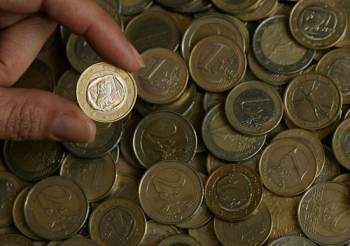 Una moneda de Euro griega (Foto: EFE)