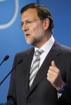 Mariano Rajoy, presidente del PP (Foto: ALVARADO)