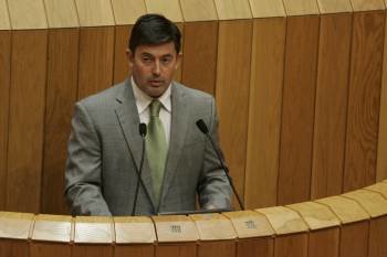 Samuel Juárez, en el Parlamento. (Foto: VICENTE PERNÍA)