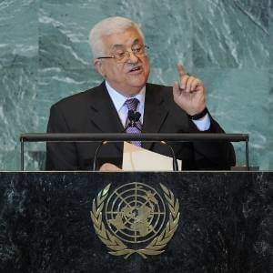 Abbas, presidente de la Autoridad Palestina, en la ONU.