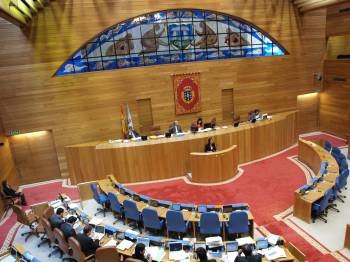 Una sesión plenaria en el Parlamento autonómico de Galicia. (Foto: ARCHIVO)