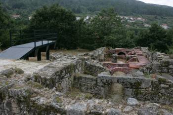 La mansión Aquis Originis, en Río Caldo de Lobios, uno de los asentamientos del trazado romano. (Foto: MARCOS ATRIO.)