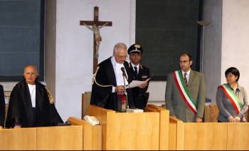 Claudio Pratillo leyendo el veredicto. (Foto: PIER PAOLO CITO)