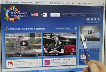 YouTube y Efe han lanzado hoy el canal 'Elecciones Generales 2011', que ofrece información y contenidos políticos sobre los comicios del 20 de noviembre (Foto: EFE)