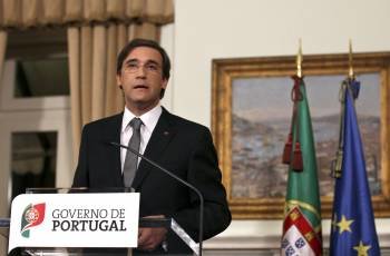 El primer ministro portugués, Pedro Passos Coelho