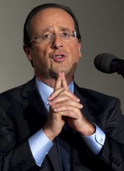 El ganador de las elecciones primarias del Partido Socialista francés (PS), Francois Hollande (Foto: EFE)