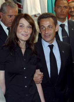 Carla Bruni y Nicolas Sarkozy (Foto: Archivo EFE)
