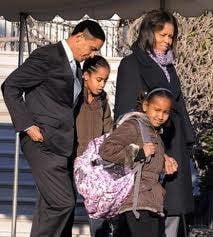 La familia Obama (Foto: Archivo EFE)