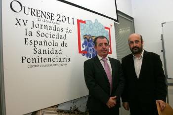 Antonio López Burgos y Ventura Ferrer, en la presentación de las jornadas. (Foto: MARCOS ATRIO)