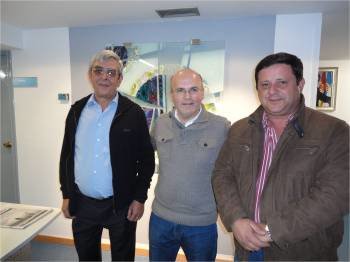 Carlos Gómez, Manuel Baltar y Ricardo González Lage