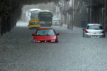 Consecuencias del temporal en Vigo
