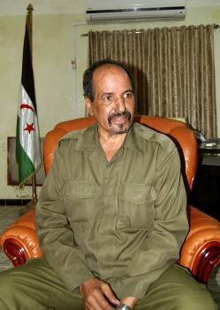 El presidente de la autoproclamada República Árabe Saharaui Democrática (RASD), Mohamed Addelaziz (Foto: EFE)