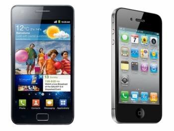 Samsung Galaxy S2 y el iPhone 4