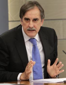 Valeriano Gómez, ministro de Trabajo. (Foto: S. BARRENECHEA)