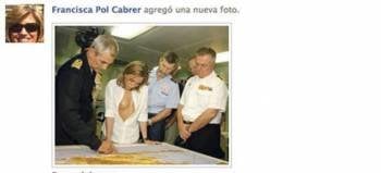 Captura del perfil de facebook que publica el fotomontaje sobre Carme Chacón
