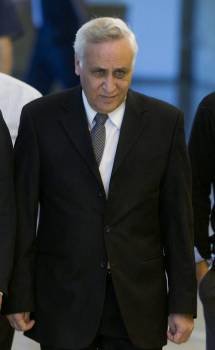 El expresidente israelí Moshé Katsav. (Foto: JIM HOLLANDER)