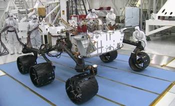 El 'curiosity', tercera generación de vehículos de la NASA (Foto: DAVID CABEZA )
