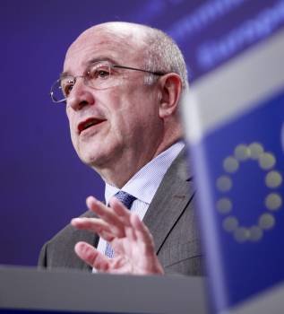 El comisario europeo de Competencia, Joaquín Almunia (Foto: EFE)