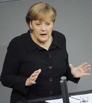 La canciller alemana, Ángela Merkel, principal abanderada de la renovación europea. (Foto: TIM BRAKEMEIER)