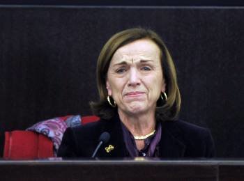 La ministra de Trabajo, Elsa Fornero, finalizó su intervención pública entre lágrimas. (Foto: SERENA CREMASCHI)
