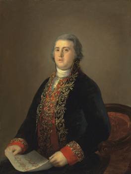 Fotografía facilitada por Christie's Images Ltd del 'Retrato de Juan López de Robredo', bordador de la corte del rey Carlos IV, de Francisco José de Goya y Lucientes, que se subasta hoy en la sala Christie's de Londres. (Foto: EFE)