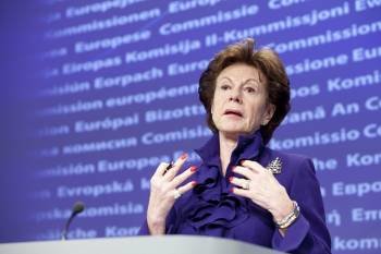  La vicepresidenta de la Comisión Europea (CE) y responsable de la Agenda Digital, Neelie KroesEFE/Bernal Revert