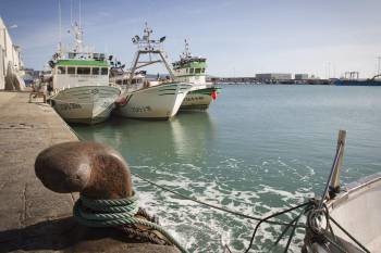 Tres barcos de la flota gaditana regresaron ayer de Marruecos, donde ya no pueden pescar. 