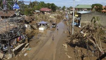 Vista de uno de los barrios más afectados por las inundaciones en Cagayan de Oro, al sur de Filipinas