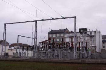 La subestación de Gas Natural en el centro de Verín será trasladada al polígono de Pazos. (Foto: XESUS FARIÑAS)