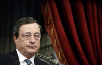 Mario Draghi, presidente del Banco Central Europeo. (Foto: A. DIMEO)