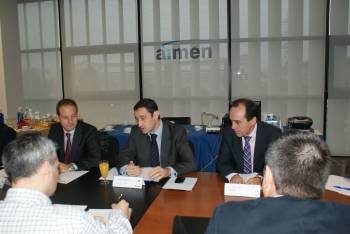 Los directores de Xesgalicia e Igape se reunieron en Aimen.