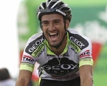 Cobo, en la Vuelta a España 2011.