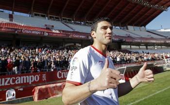 El nuevo jugador del Sevilla, José Antonio Reyes (Foto: EFE)