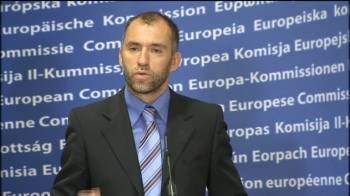 Olivier Bailly, portavoz de la Comisión Europea. (Foto: OLIVIER HOSLET)