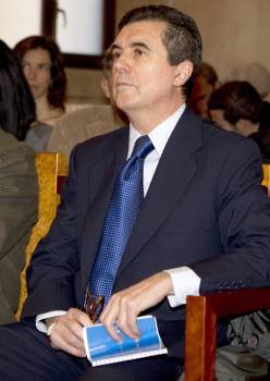 El expresidente del Gobierno balear Jaume Matas durante la segunda jornada del juicio por el caso Palma Arena que desde ayer se está celebrando en la Audiencia Provincial de Palma de Mallorca. (Foto: EFE)