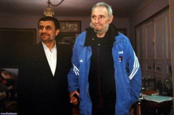  Fidel Castro y el presidente iraní, Mahmud Ahmadineyad. (Foto: PRESIDENCIA IRÁN)