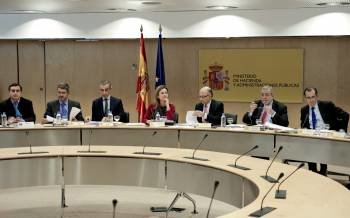 Momentode la reunión del Consejo de Politica Fiscal y Financiera celebrada el martes. (Foto: LUCA PIERGIOVANNI)