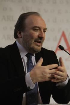 Luis García Mañá, durante su intervención. (Foto: MIGUEL ÁNGEL)
