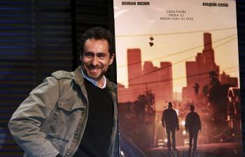 El actor mexicano Demián Bichir posa  durante una coferencia de prensa en Ciudad de México (Foto: EFE)