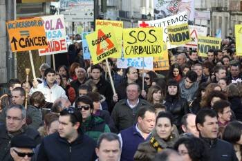 Un grupo de asistentes a la manifestación del pasado domingo contra la incineradora (Foto: JAINER BARROS)