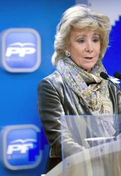 La presidenta del PP de Madrid (Foto: TAREK)