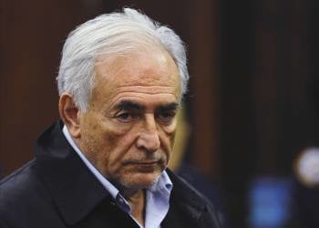 Dominique Strauss-Kahn, durante su juicio por presunta violación a una empleada de hotel.