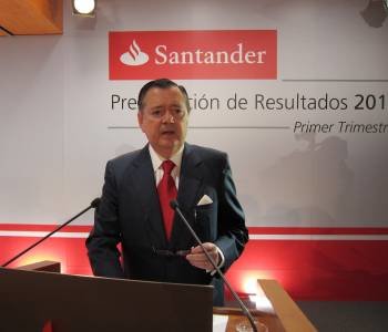 Alfredo Sáenz, consejero delegado del Banco de Santander. (Foto: ARCHIVO)