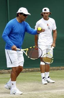 Toni y Rafa Nadal.