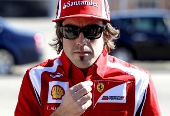 El español Fernando Alonso, la pasada semana en el circuito barcelonés de Montmeló. (Foto: MARCOS ATRIO)