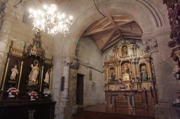 Iglesia románica de la parroquia de Santa Comba, en el municipio de Maside. (Foto: MARCOS ÁTRIO)