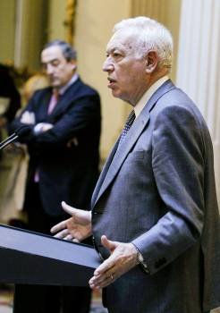 El ministro de Asuntos Exteriores, José Manuel García-Margallo. (Foto: A. DÍAZ)